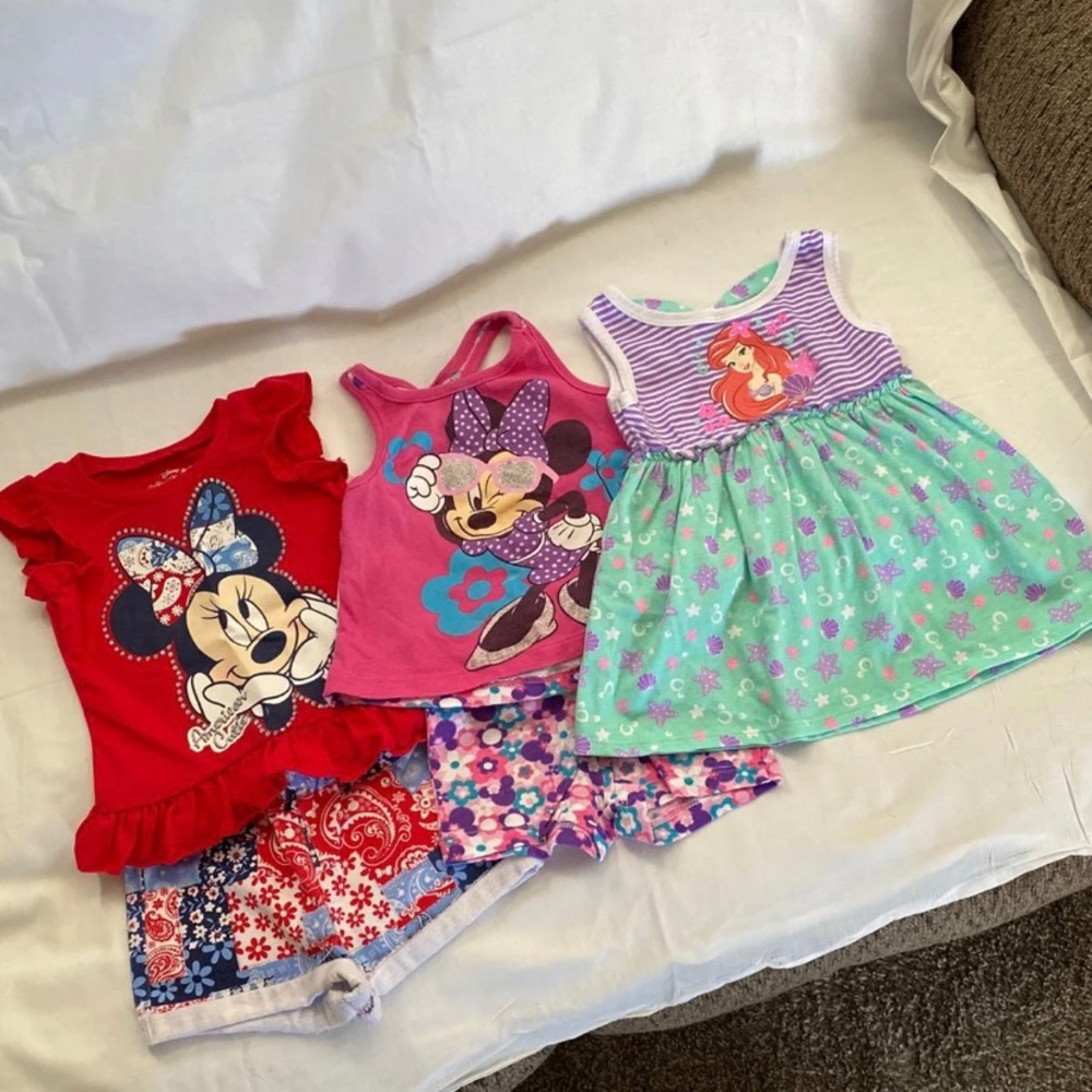 Toddler girls Disney outfits